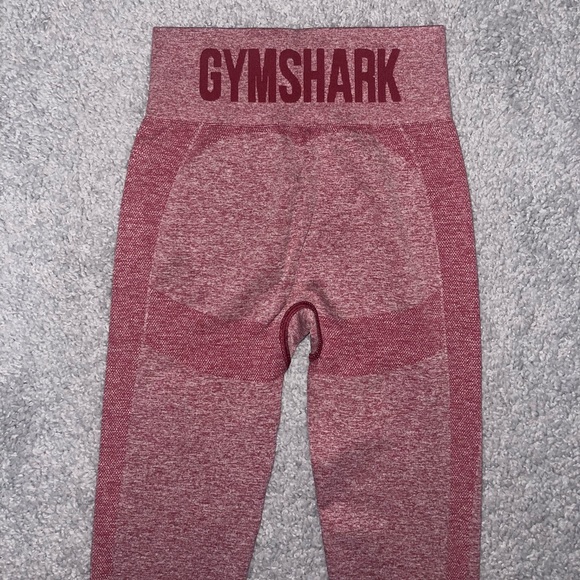 Gymshark Women's Flex High Waisted Seamless Leggings Size XSmall Pink Marl - Picture 3 of 4